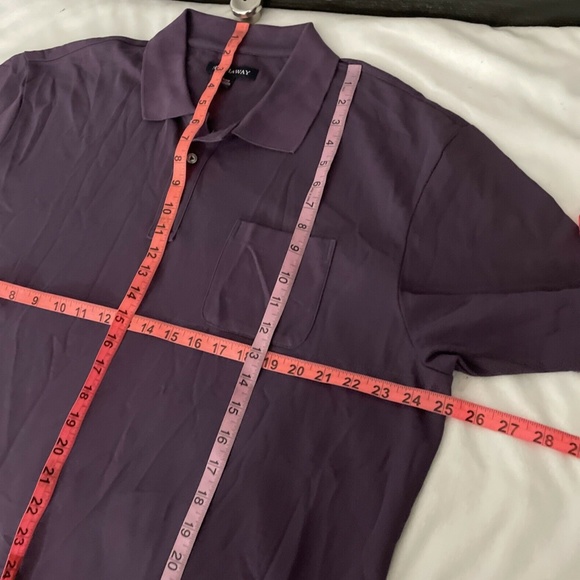 NEW Hathaway [ XXL ]‎ Short Sleeve 3 Button Polo Shirt With Pocket - Picture 12 of 12